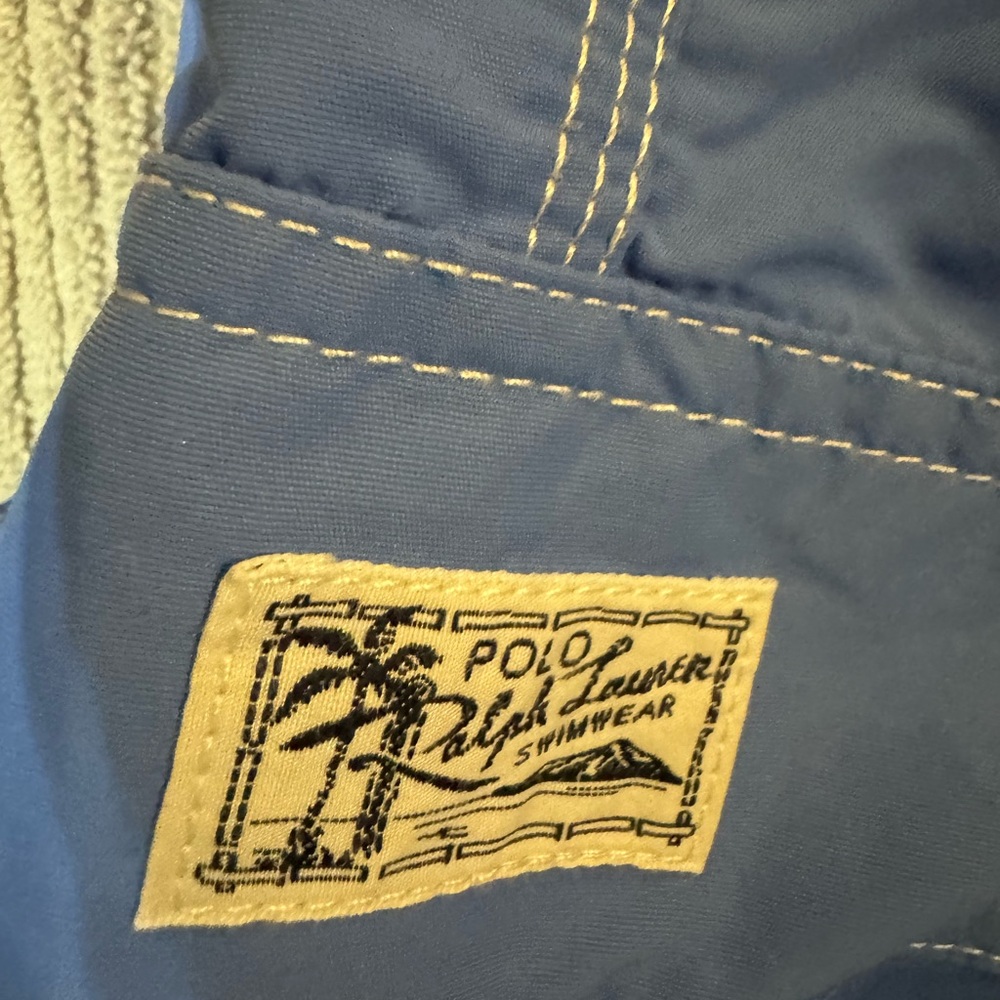 Polo by Ralph Lauren Men's Blue Swim Shorts - Picture 4 of 4